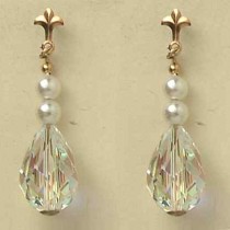 GPC 2 IMM PEARL/TEARDROP CRYSTAL DROPS