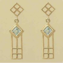 GPC SQ.BLUE TOPAZ MACKINTOSH STYLE DROPS