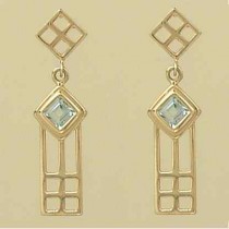 GPC SQ.BLUE TOPAZ MACKINTOSH STYLE DROPS