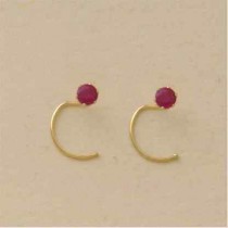 GPC 3mm RUBY CLAW SET NOSE STUDS
