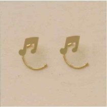 GPC MUSIC NOTE NOSE STUD