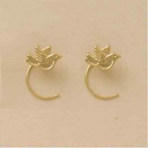 GPC DOVE CURLY NOSE STUDS