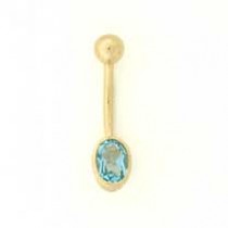 18ct BLUE TOPAZ BANANABELL