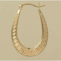 GPC 31mm U SHAPED GREEK KEY CREOLES