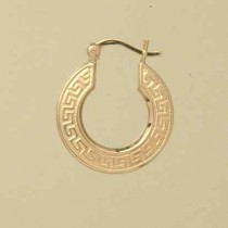 GPC 18mm GREEK KEY PATTERN CREOLES