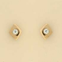 GPC 3MM CZ 9mm DIAMOND SHAPE STUD