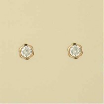 GPC CZ SET 7MM FLOWER STUD             =