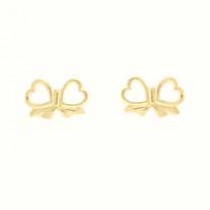 GPC ANDRALOK DOUBLE HEART STUDS