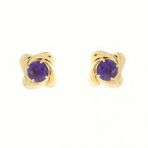 GPC ANDRALOK AMETHYST SWIRL STUDS