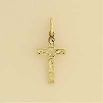 GPC 16x10mm SMALL ENGRAVED CROSS