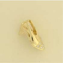 GPC CZ SET LADIES SHOE PENDANT         =