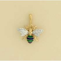 GPC ENAMELLED BEE CHARM