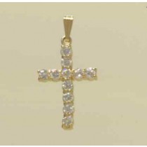 GPC 20x14mm CZ SET CROSS