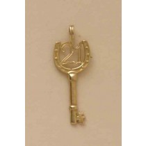 GPC 21 IN HORSESHOE KEY PENDANT        =