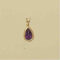 GPC TEARDROP AMETHYST PENDANT