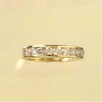 GPC 11 STONE CZ CHANNEL SET ETERNITY