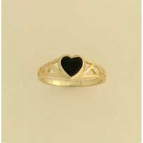 GPC HEART ONYX FANCY RING