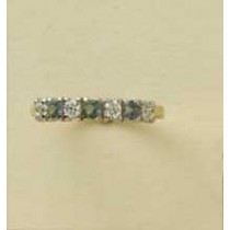 GPC CZ/SYN.BLUE ZIRCON 1/2 ET RING     =