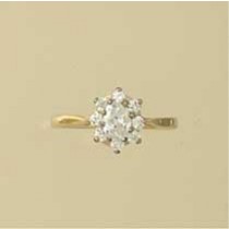 GPC CZ OVAL CLUSTER RING               =