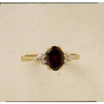 GPC CZ/GARNET 6 CZ RING                =