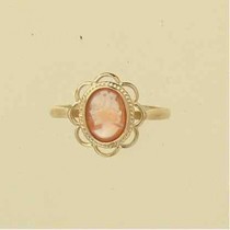 GPC 8x6mm OVAL CAMEO RING              =