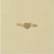 GPC PLAIN HEART BABY SIGNET RINGS