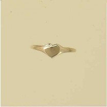 GPC D/C HEART BABY SIGNET RINGS