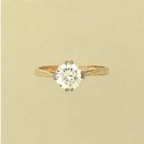 GPC 6mm CZ SOLITAIRE RING              =