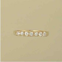 GPC CZ 7 STONE ETERNITY RING