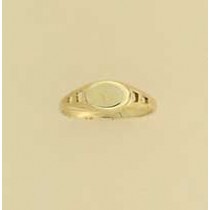 GPC OVAL TOP CUTOUT SHANK BABY RING