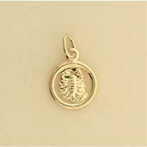 GPC 12mm SCORPIO ZODIAC PENDANT        =