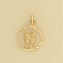 GPC 14mm GEMINI ZODIAC PENDANT         =