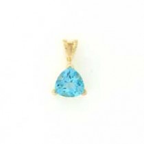 GPC 1.35ct TRILLION PENDANT-BLUE TOPAZ =