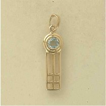 GPC BLUE TOPAZ RM STYLE PENDANT