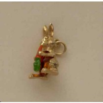 GPC  AMBER SET RABBIT CHARM            =