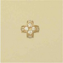 GPC GLITTER CROSS SLIDER PENDANT