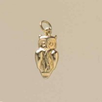 GPC SMALL HOLLOW OWL PENDANT