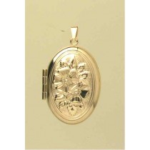 GPC LOCKET FLORAL BOUQUET PATTERN      =