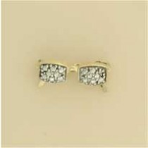 9ct DIA.SET SUNGLASSES SLIDER PENDANT