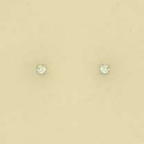 9ct WHITE 10pt DIAMOND CLAW SET STUDS 1Q