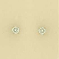 9ct 50pt DIAMOND CLAW SET STUDS       1Q