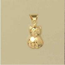 GPC HOLLOW SITTING CAT CHARM