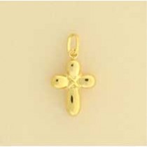 GPC 14x10mm PLAIN HOLLOW CROSS