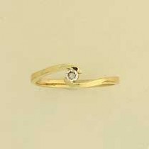 9ct 10pt SOLITAIRE DIAMOND RING