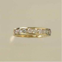 9ct 1.0ct DIAMOND CHANNEL SET 1/2 ET