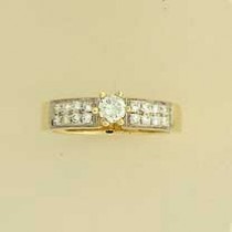 9ct 50pt DIA.SET DRESS RING