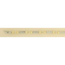 9ct 1.5ct DIAMOND YELLOW/WHITE BRACELET