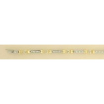 9ct 1.5ct DIAMOND YELLOW/WHITE BRACELET