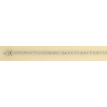 9ct WHITE 2.0ct DIAMOND LINE BRACELET