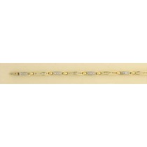 9ct 70pt DIAMOND SET FANCY BRACELET